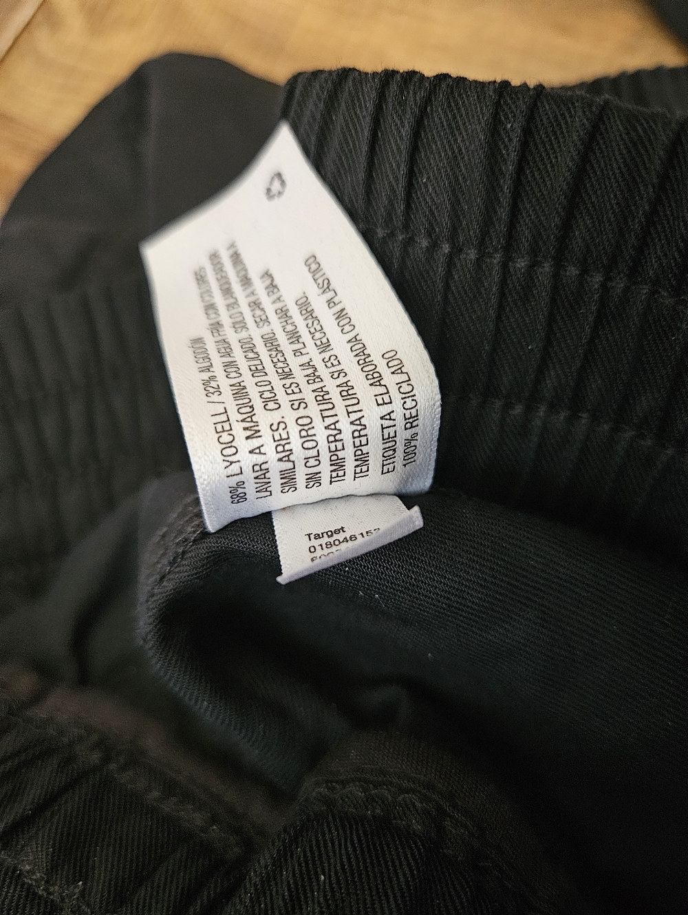 Black Drawstring Cargo Jogger Pants - Picture 10 of 10